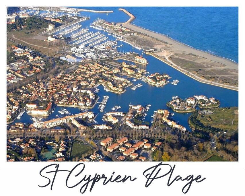 Joli T2 avec clim, 4/6 personnes,500m de la plage. Saint-Cyprien  Extérieur photo