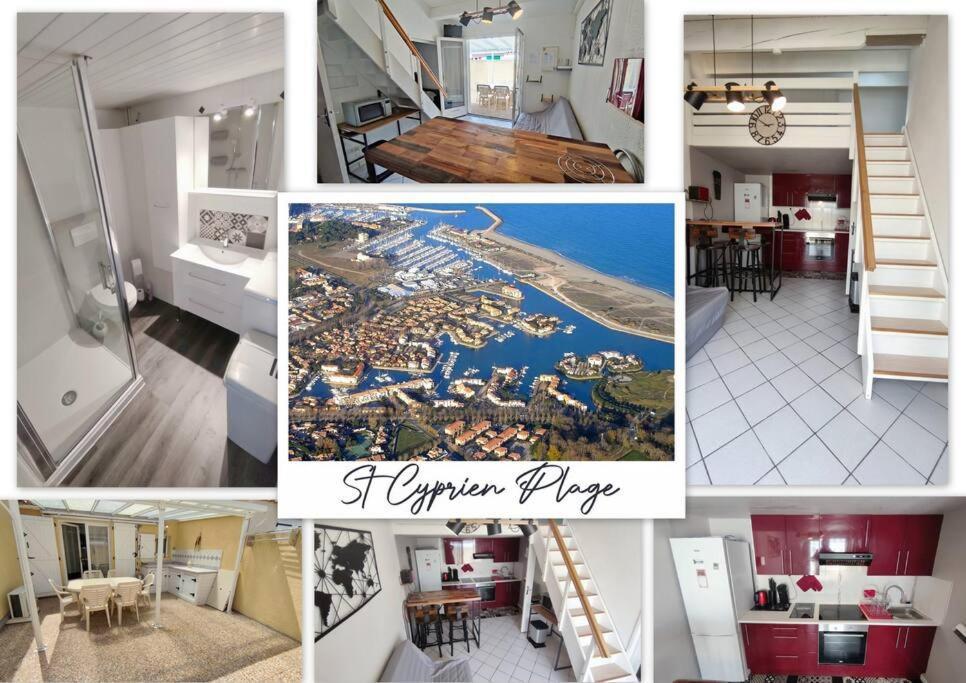Joli T2 avec clim, 4/6 personnes,500m de la plage. Saint-Cyprien  Extérieur photo