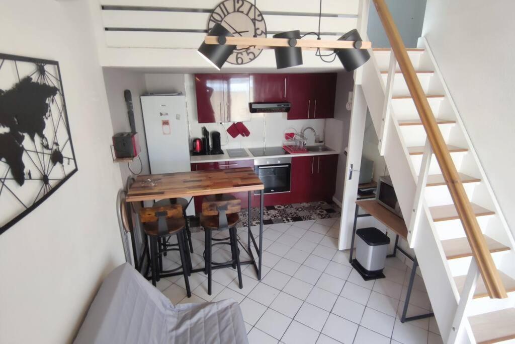 Joli T2 avec clim, 4/6 personnes,500m de la plage. Saint-Cyprien  Extérieur photo